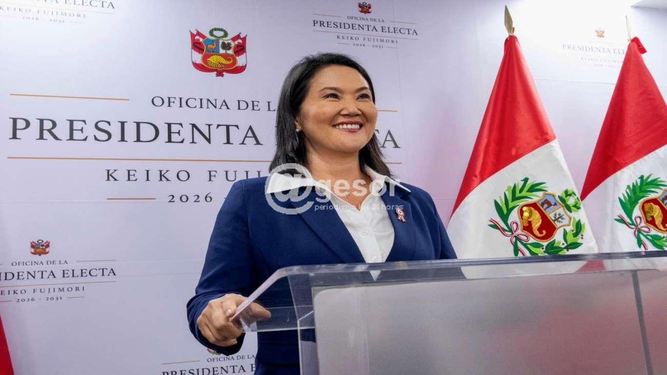 La pregunta se refiere a Keiko Fujimori quien asumirá la presidencia de Perú el próximo 28 de julio.